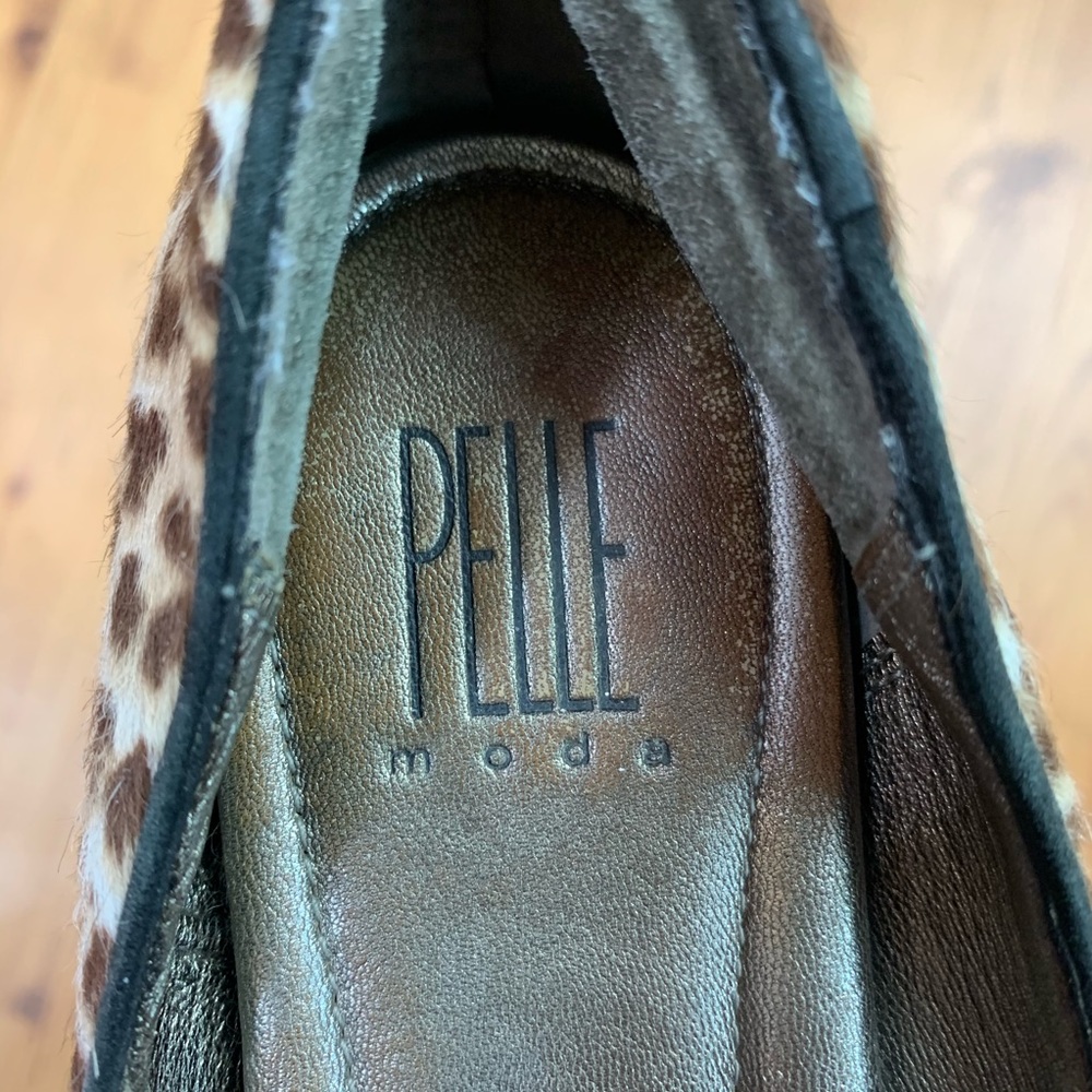 Pelle Moda Leopard Print Calf Hair Flats size 7.5 - Picture 2 of 5